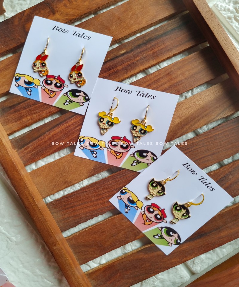 Powerpuff Girl Earings